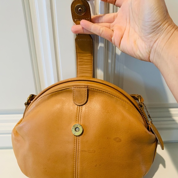 Vtg Coach Laurel Clam Shell Fram crossbody bag - Picture 5 of 8